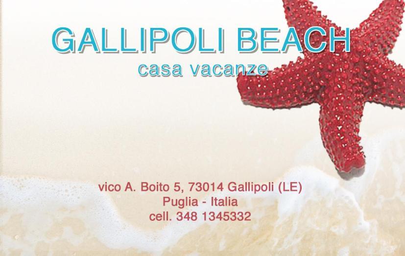 Gallipoli Beach Extérieur photo